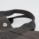 HERMES Her Line MM Hand Bag Canvas Gray Auth sw509-8