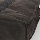 HERMES Her Line MM Hand Bag Canvas Gray Auth sw510-15