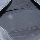 HERMES Her Line MM Hand Bag Canvas Gray Auth sw510-11