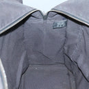 HERMES Her Line MM Hand Bag Canvas Gray Auth sw510-17