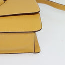 LOEWE Barcelona Hand Bag Leather 2way Yellow Auth sw518-16