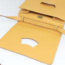 LOEWE Barcelona Hand Bag Leather 2way Yellow Auth sw518-11