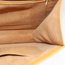 LOEWE Barcelona Hand Bag Leather 2way Yellow Auth sw518-20