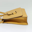 LOEWE Barcelona Hand Bag Leather 2way Yellow Auth sw518-3