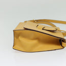 LOEWE Barcelona Hand Bag Leather 2way Yellow Auth sw518-4