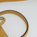 LOEWE Barcelona Hand Bag Leather 2way Yellow Auth sw518-8