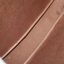 Christian Dior Honeycomb Canvas Hand Bag PVC Black Gold Auth sw522-11