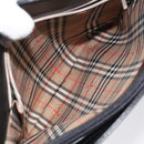 BURBERRY Shoulder Bag Leather Black Auth sw524-11