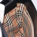 BURBERRY Shoulder Bag Leather Black Auth sw524-18