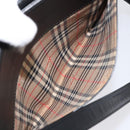 BURBERRY Shoulder Bag Leather Black Auth sw524-12