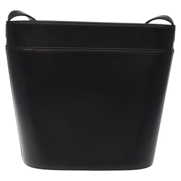 BURBERRY Shoulder Bag Leather Black Auth sw524 - 0