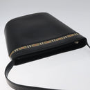 BURBERRY Shoulder Bag Leather Black Auth sw524-6