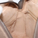 GUCCI GG Supreme Web Sherry Line Bag PVC Leather Beige Gold 14 02 005 Auth sw526-21