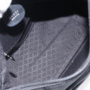 GUCCI Bamboo Shoulder Bag Nylon Black Silver 000 2058 0509 5 Auth sw530-11