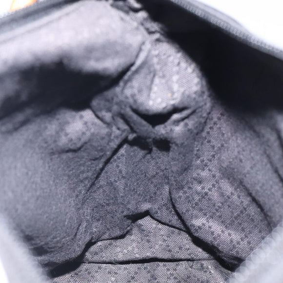 GUCCI Bamboo Shoulder Bag Nylon Black Silver 000 2058 0509 5 Auth sw530