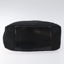 GUCCI Bamboo Shoulder Bag Nylon Black Silver 000 2058 0509 5 Auth sw530-5