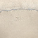 Chloe Fay Shoulder Bag Suede Leather Turquoise Blue Auth sw535-18