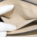 Chloe Fay Shoulder Bag Suede Leather Gray Gold Auth sw536-23