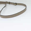 Chloe Fay Shoulder Bag Suede Leather Gray Gold Auth sw536-7