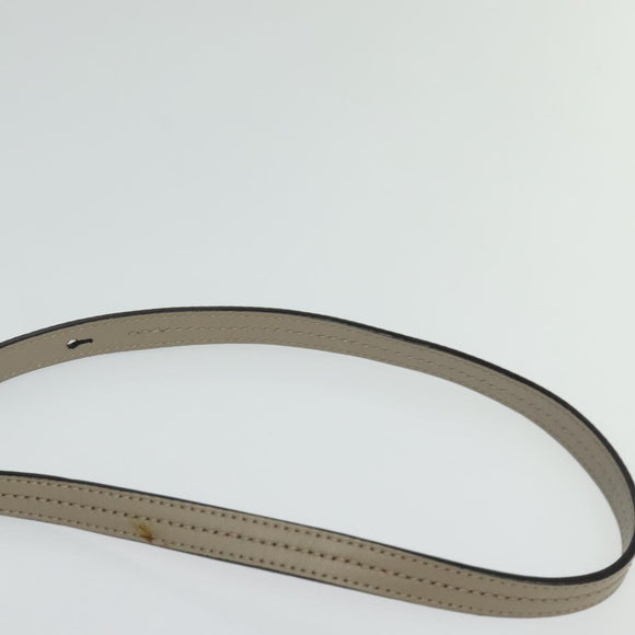 Chloe Fay Shoulder Bag Suede Leather Gray Gold Auth sw536