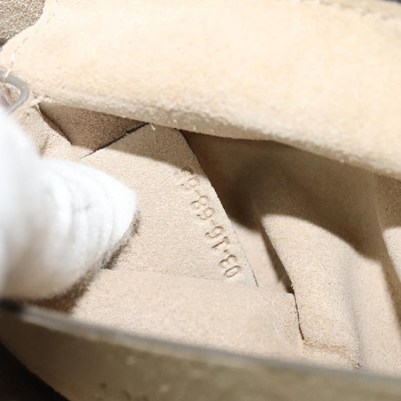 Chloe Fay Shoulder Bag Suede Leather Orange Gold Auth sw537