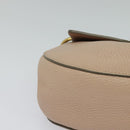 Chloe Chain Drew Shoulder Bag Leather Pink Gold Auth sw539-9