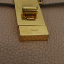 Chloe Chain Drew Shoulder Bag Leather Pink Gold Auth sw539-10