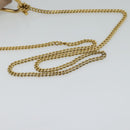 Chloe Chain Drew Shoulder Bag Leather Pink Gold Auth sw539-7