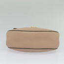 Chloe Chain Drew Shoulder Bag Leather Pink Gold Auth sw539-5