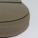 Chloe Chain Drew Shoulder Bag Leather Gray Gold Auth sw540-16