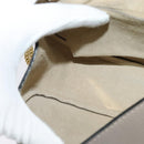 Chloe Chain Drew Shoulder Bag Leather Gray Gold Auth sw540-20