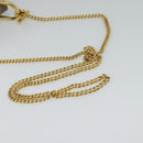 Chloe Chain Drew Shoulder Bag Leather Gray Gold Auth sw540-7