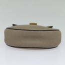 Chloe Chain Drew Shoulder Bag Leather Gray Gold Auth sw540-5