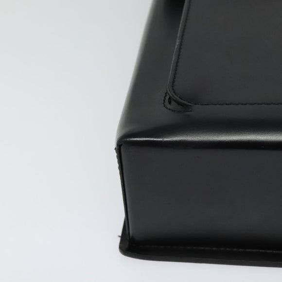 LOUIS VUITTON Liege Fantassan Shoulder Bag Leather Black M92223 LV Auth sw544