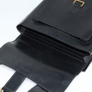 LOUIS VUITTON Liege Fantassan Shoulder Bag Leather Black M92223 LV Auth sw544-10