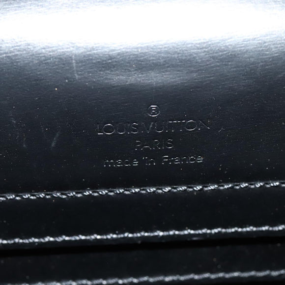 LOUIS VUITTON Liege Fantassan Shoulder Bag Leather Black M92223 LV Auth sw544