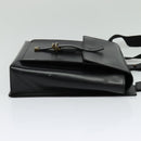 LOUIS VUITTON Liege Fantassan Shoulder Bag Leather Black M92223 LV Auth sw544-4