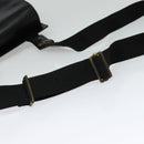 LOUIS VUITTON Liege Fantassan Shoulder Bag Leather Black M92223 LV Auth sw544-7