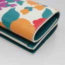 SAINT LAURENT Wallet Leather Gold White Auth sw546-15