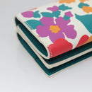 SAINT LAURENT Wallet Leather Gold White Auth sw546-16