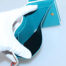 SAINT LAURENT Wallet Leather Gold White Auth sw546-9