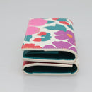 SAINT LAURENT Wallet Leather Gold White Auth sw546-3