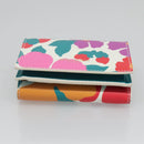 SAINT LAURENT Wallet Leather Gold White Auth sw546-6