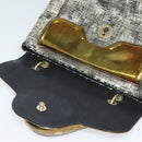 BVLGARI Leoni Hand Bag Leather 2way Gold Auth sw547-19