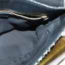 BVLGARI Leoni Hand Bag Leather 2way Gold Auth sw547-21