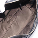 BVLGARI Shoulder Bag Leather Black Gold Auth sw548-11