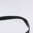 BVLGARI Shoulder Bag Leather Black Gold Auth sw548-8