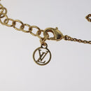 LOUIS VUITTON Bracelet Petit Louis Bracelet metal Gold M00374 LV Auth sw559-3