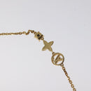 LOUIS VUITTON Bracelet Petit Louis Bracelet metal Gold M00374 LV Auth sw559-4