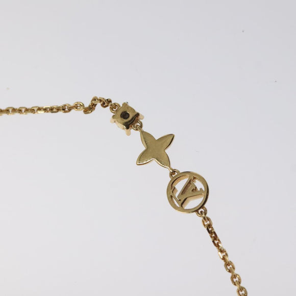 LOUIS VUITTON Bracelet Petit Louis Bracelet metal Gold M00374 LV Auth sw559